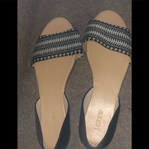 Flat J Crew Sandals size 10